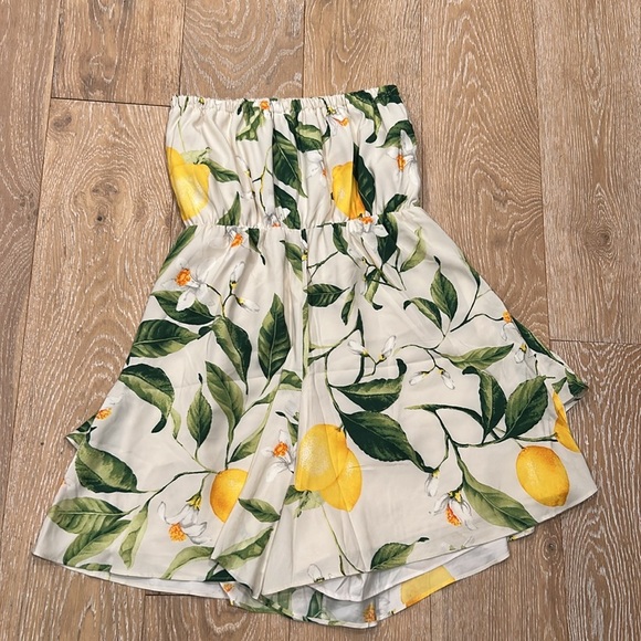 NWT Express Lemon Floral Romper - Picture 7 of 12